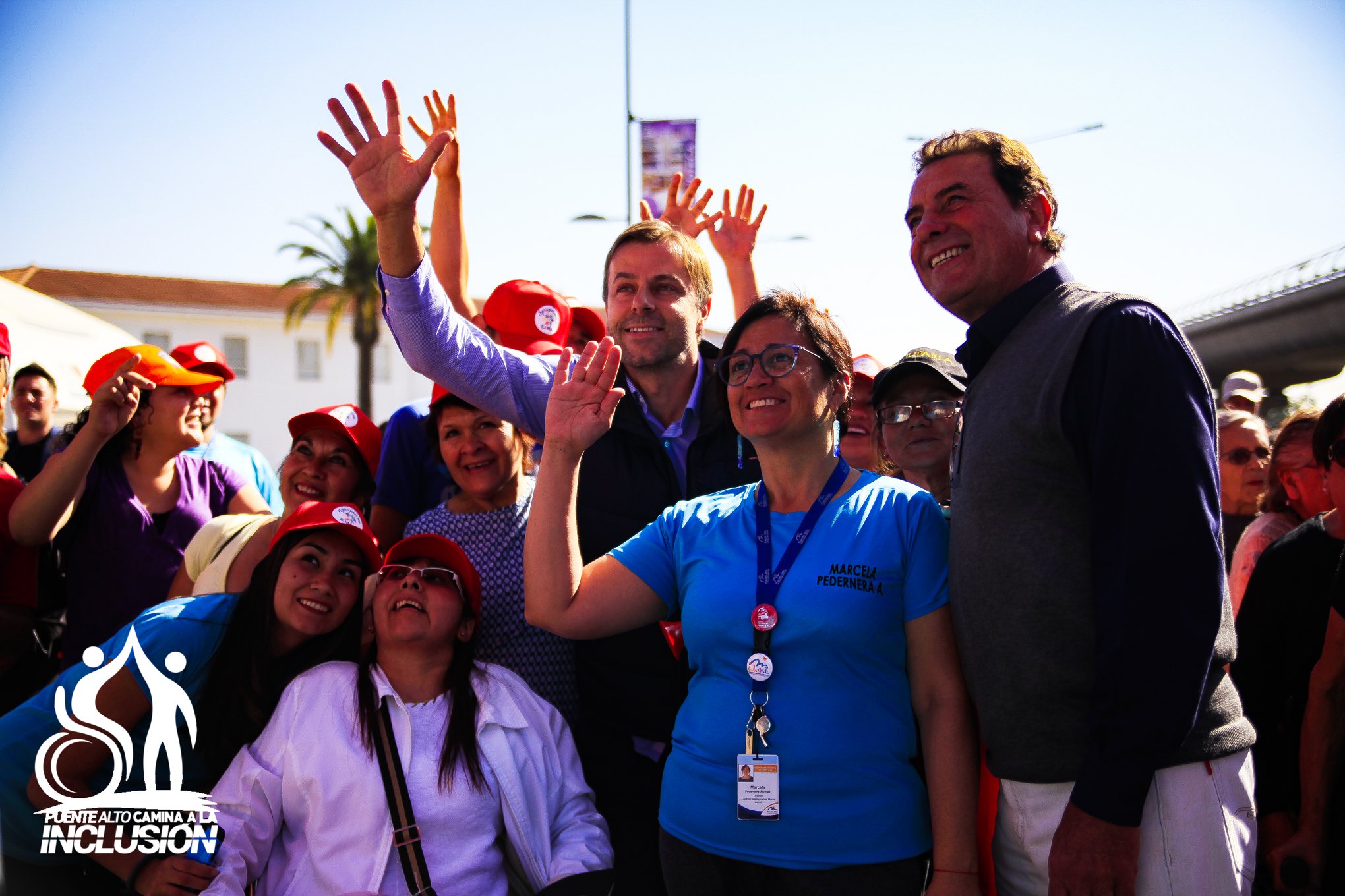 Más de 300 personas participaron en la Primera Caminata por la Inclusión de Puente Alto